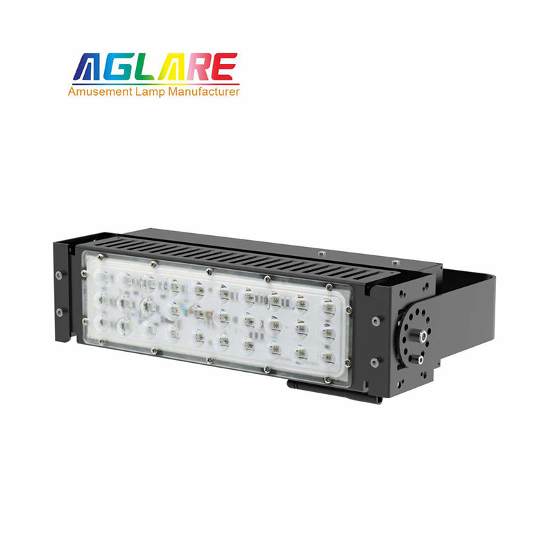 LED彩色投光灯 带？50W变色RGB泛光灯