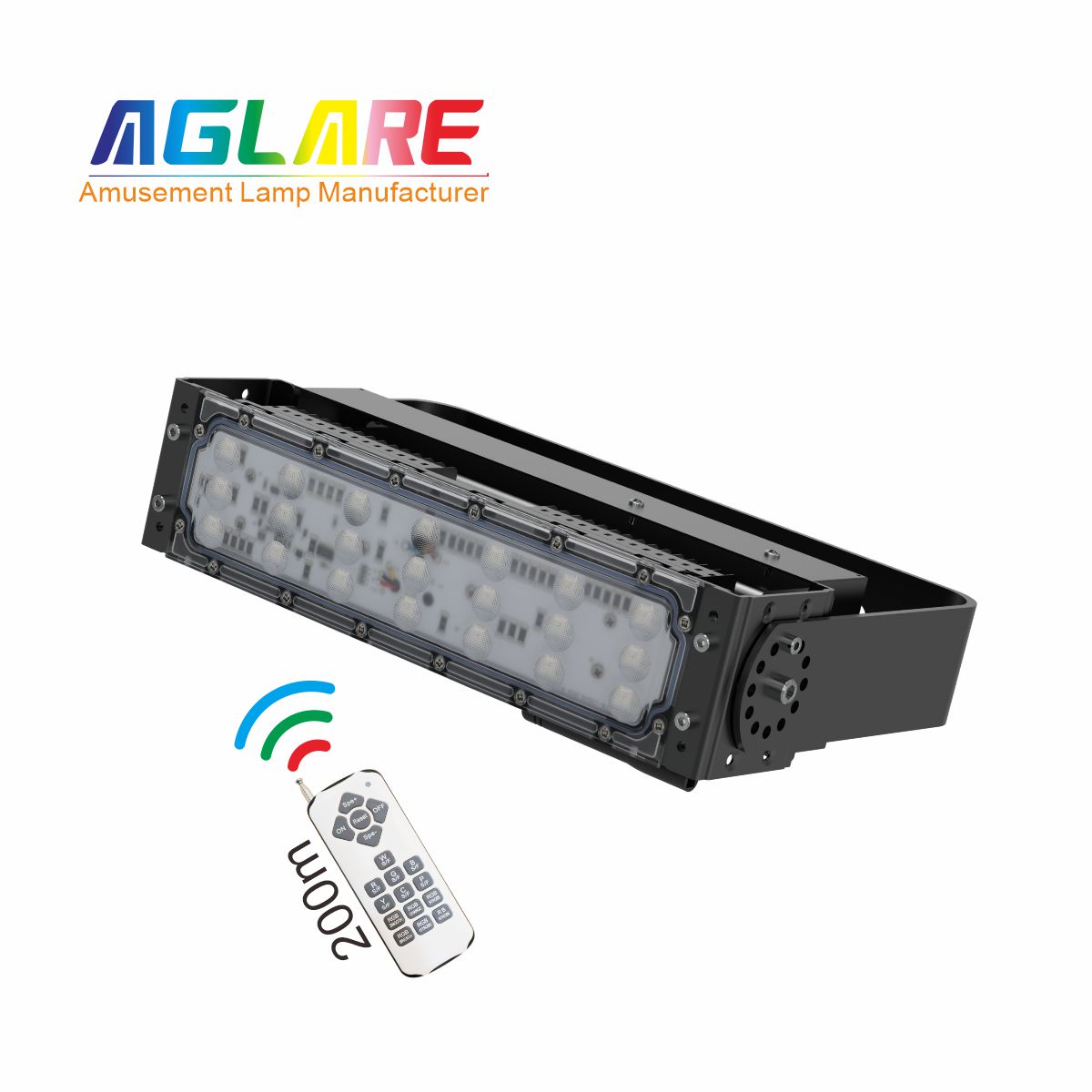50W LED彩色投光灯带？仄