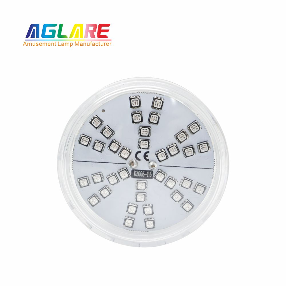 60mm RGB LED游乐场灯1-16自动法式旋转成效- AC24V， 42led